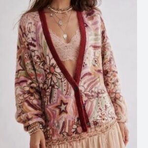 NWT Free People Carson Cozy Cardi